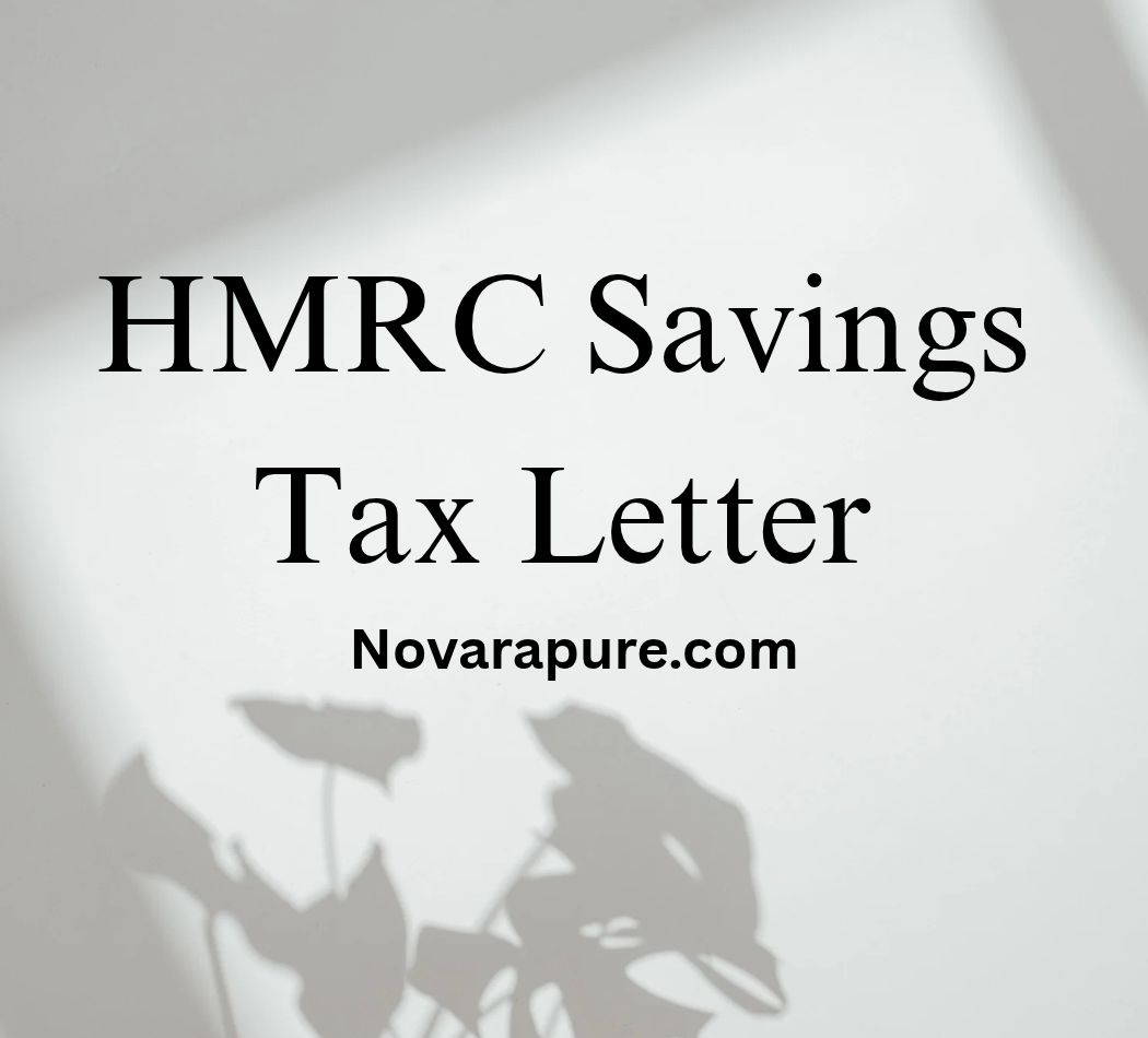 hmrc savings tax letter