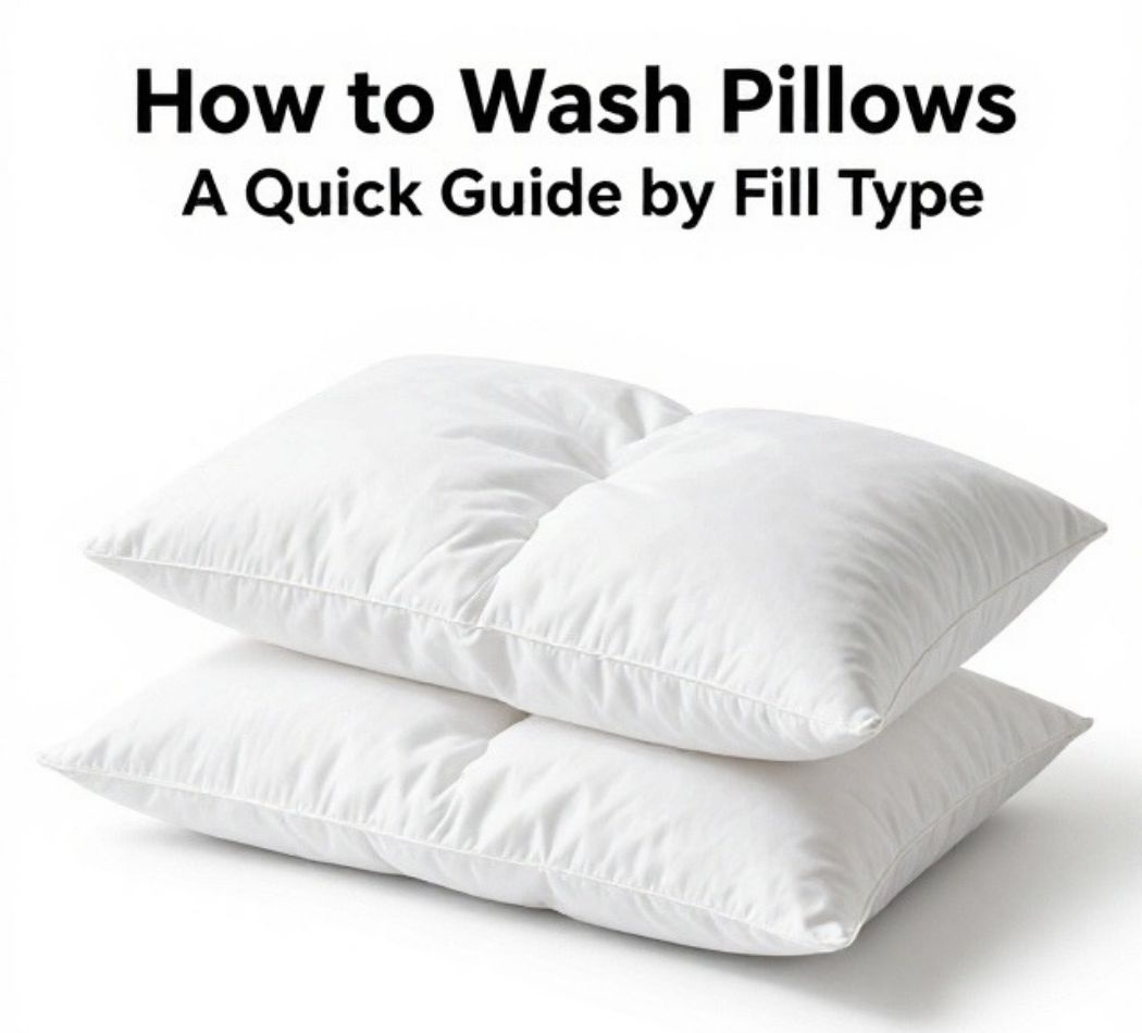 how to wash pillows